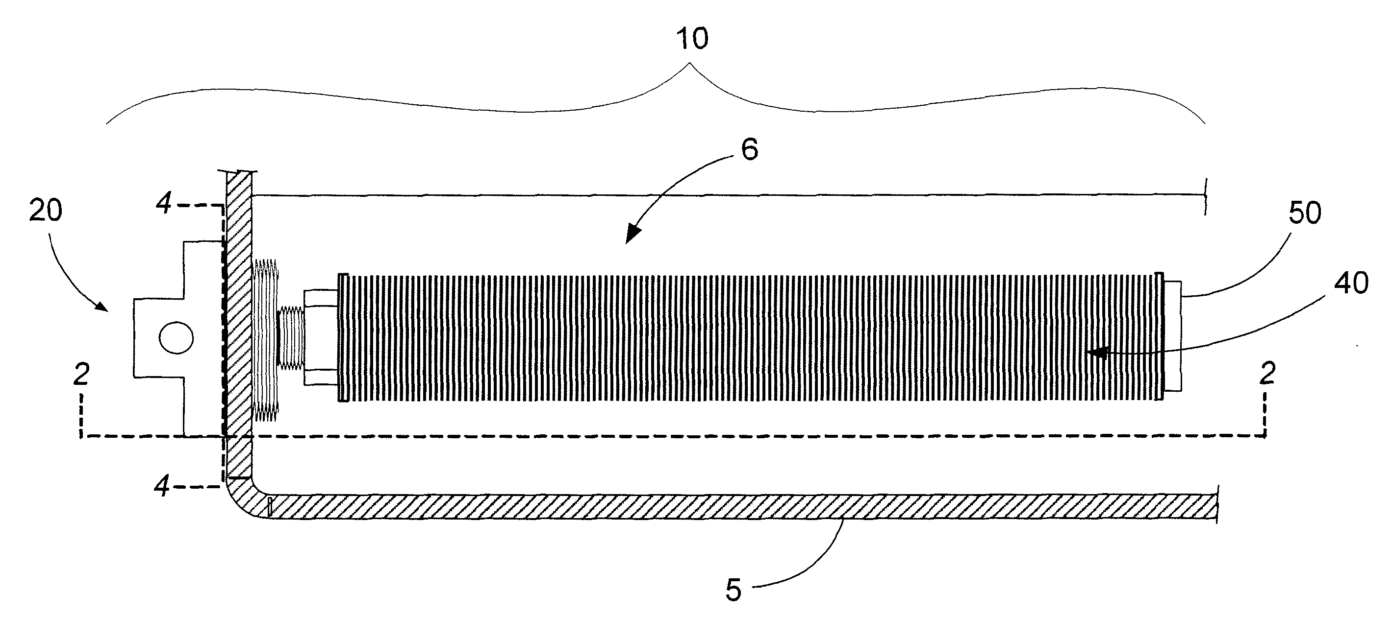 Turbulated immersion heat-exchange apparatus