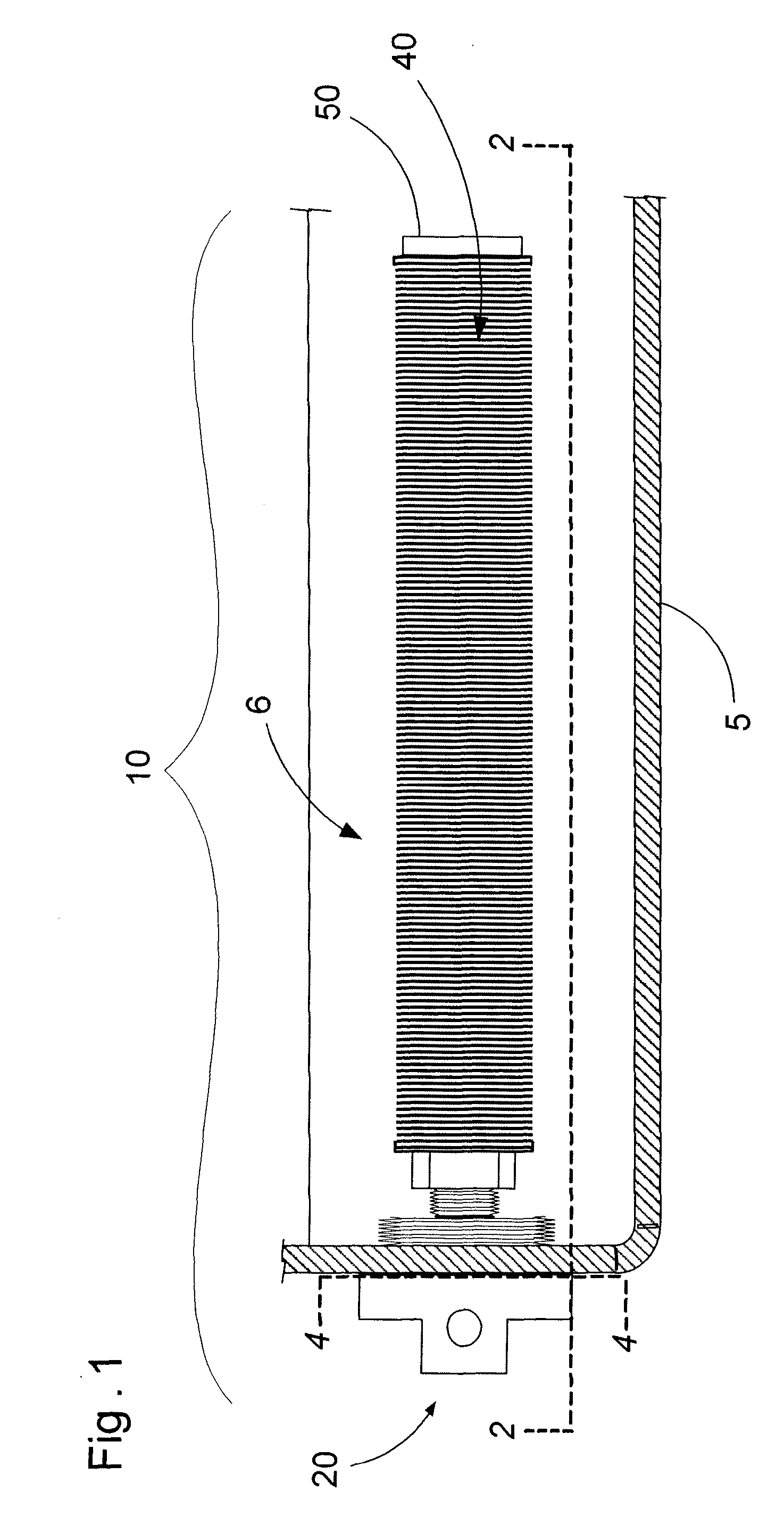 Turbulated immersion heat-exchange apparatus