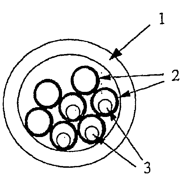 Optical Fiber Cable Suited for Blown Installation or Pushing Installation in Microducts of Small Diameter