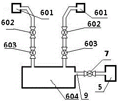 Unmanned aerial vehicle device capable of prolonging flight time and implementation method