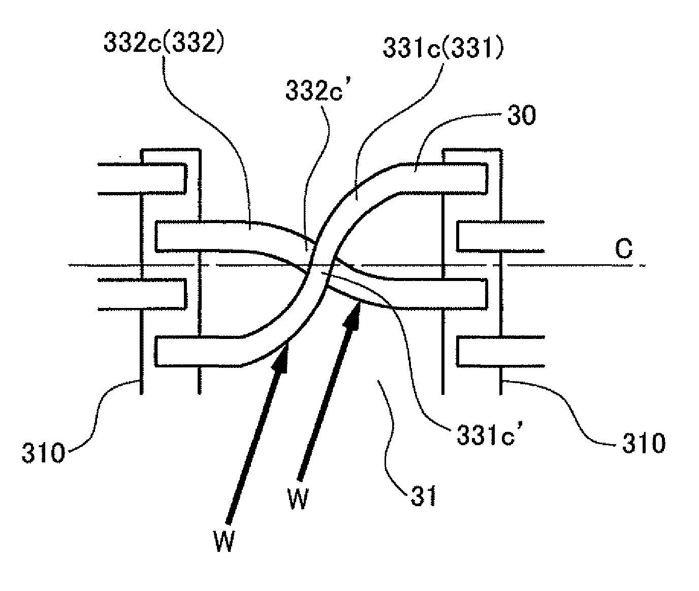 Stator for electric rotating machine