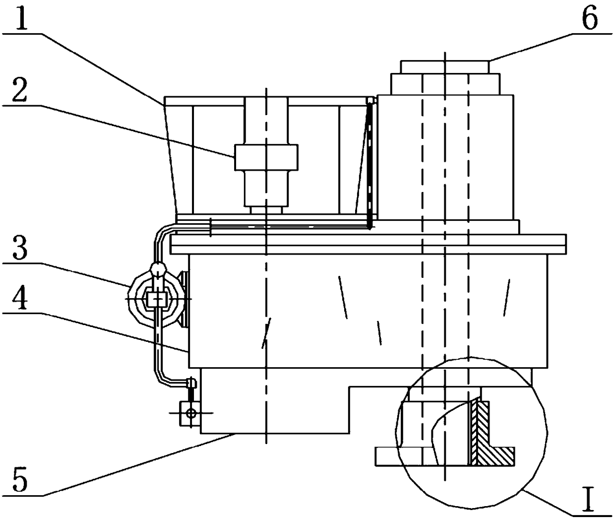 Flotation machine transmission device