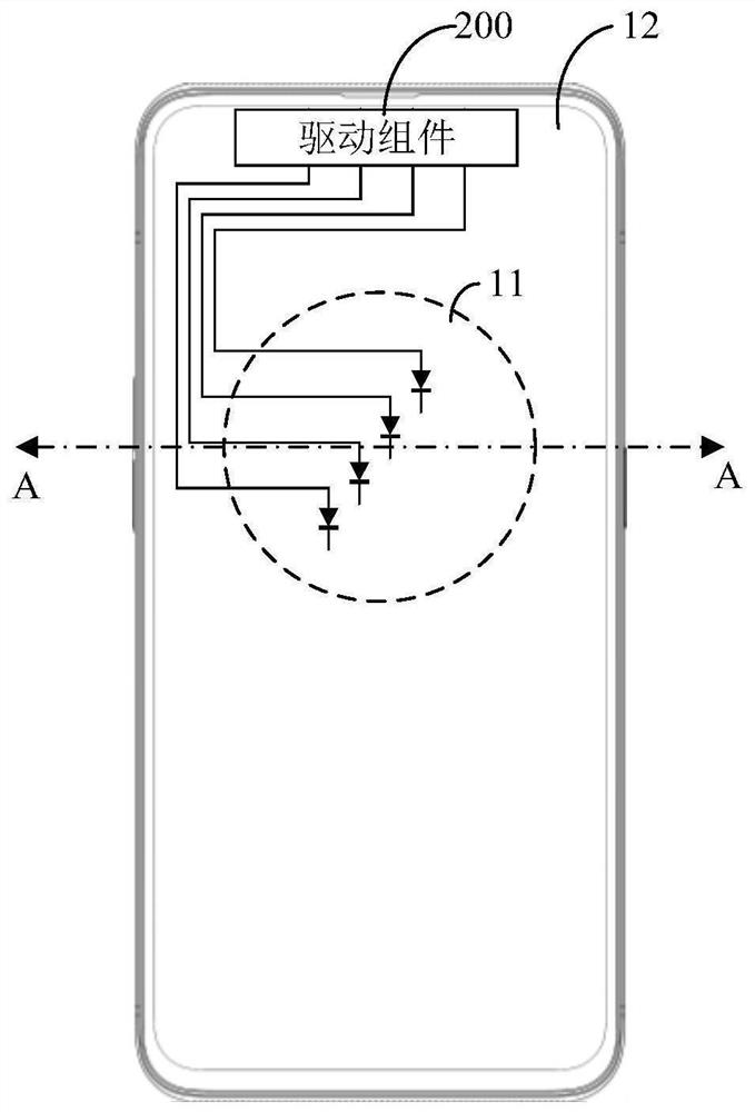 Display screen and display equipment