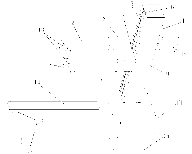 Structural type weight reduction system used for gait rehabilitation training