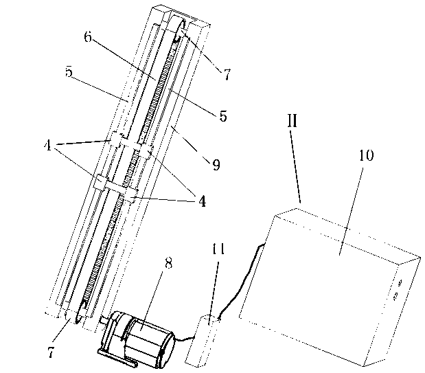 Structural type weight reduction system used for gait rehabilitation training