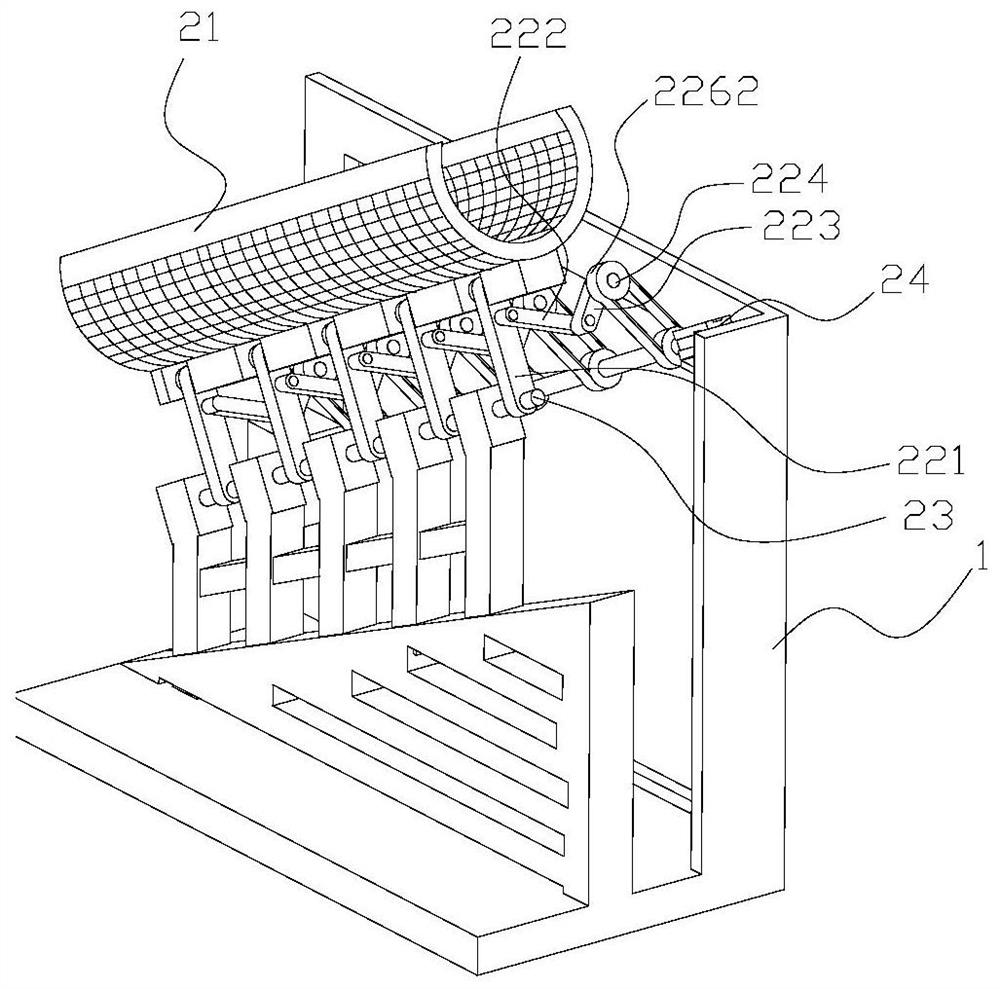 Multi-stage screening mechanism and concrete gravel screening device