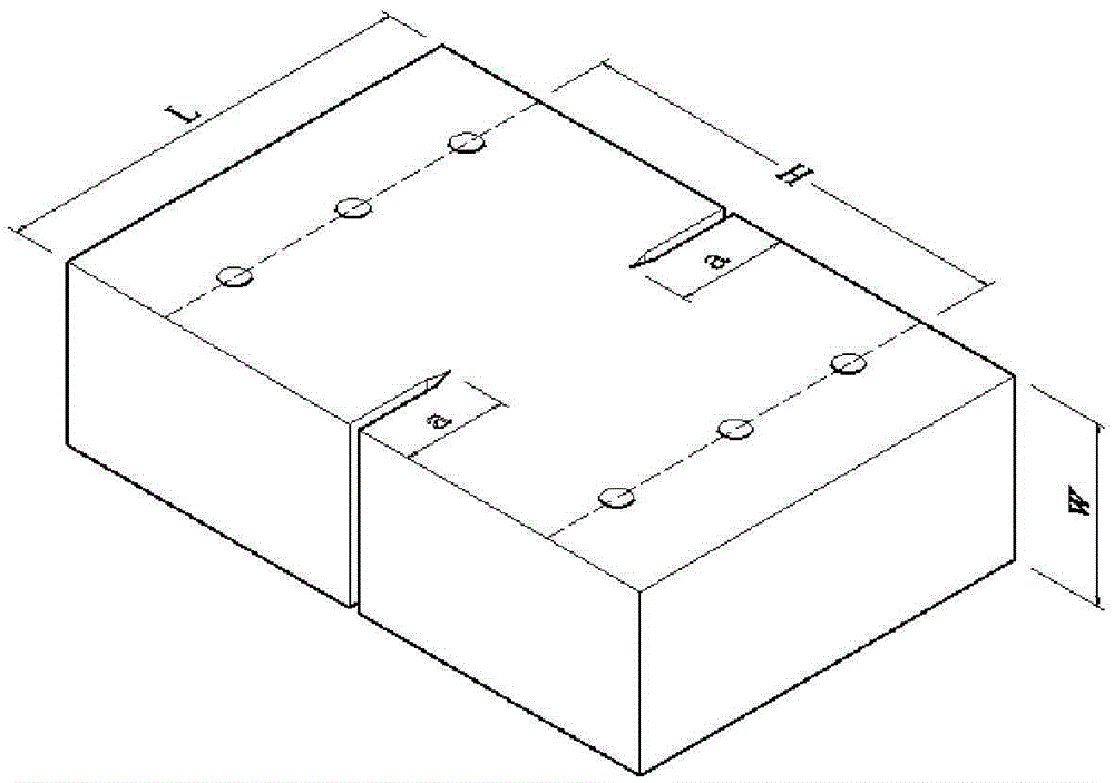 Soil body two-dimensional fracture testing method and device