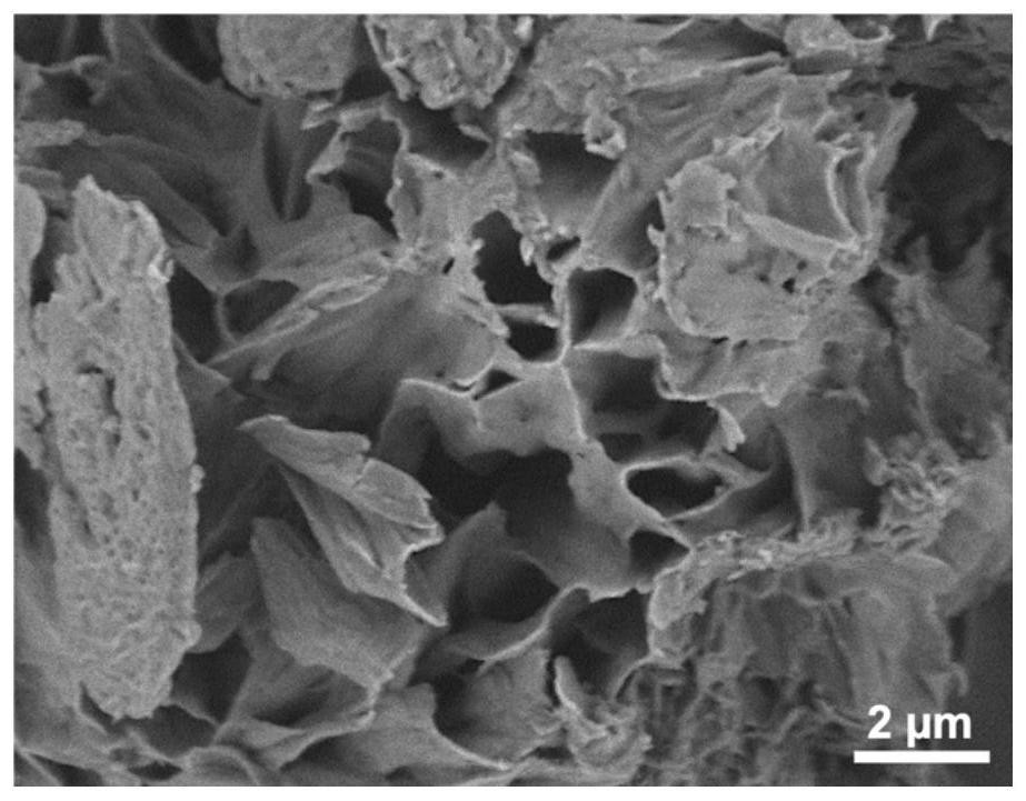 A squaraine-based organic porous polymer material and its preparation method and application
