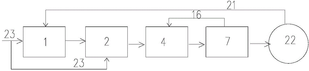 Multi-cell A&lt;2&gt;O system of sludge anoxic and strengthened fermentation hydrolysis and application thereof