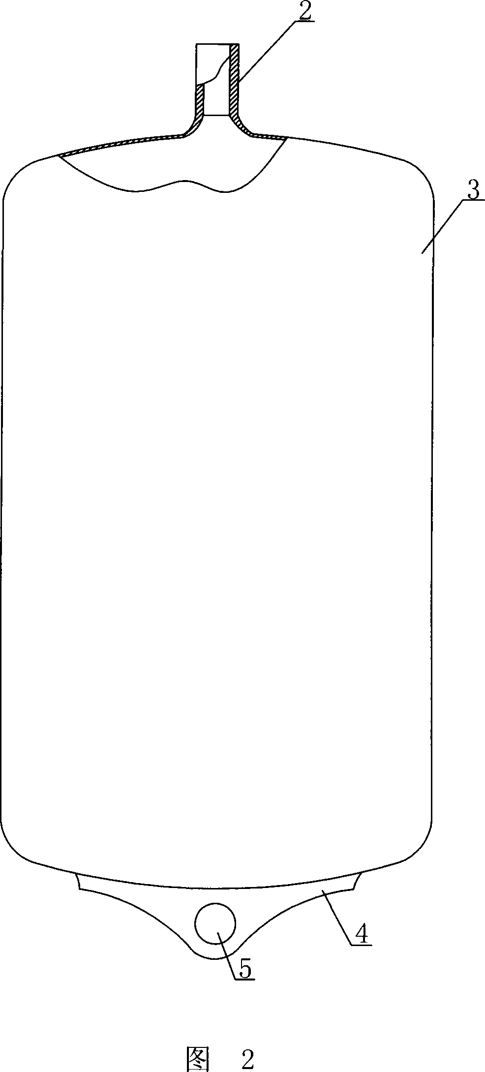 Blow molding medical bag and preparing method thereof