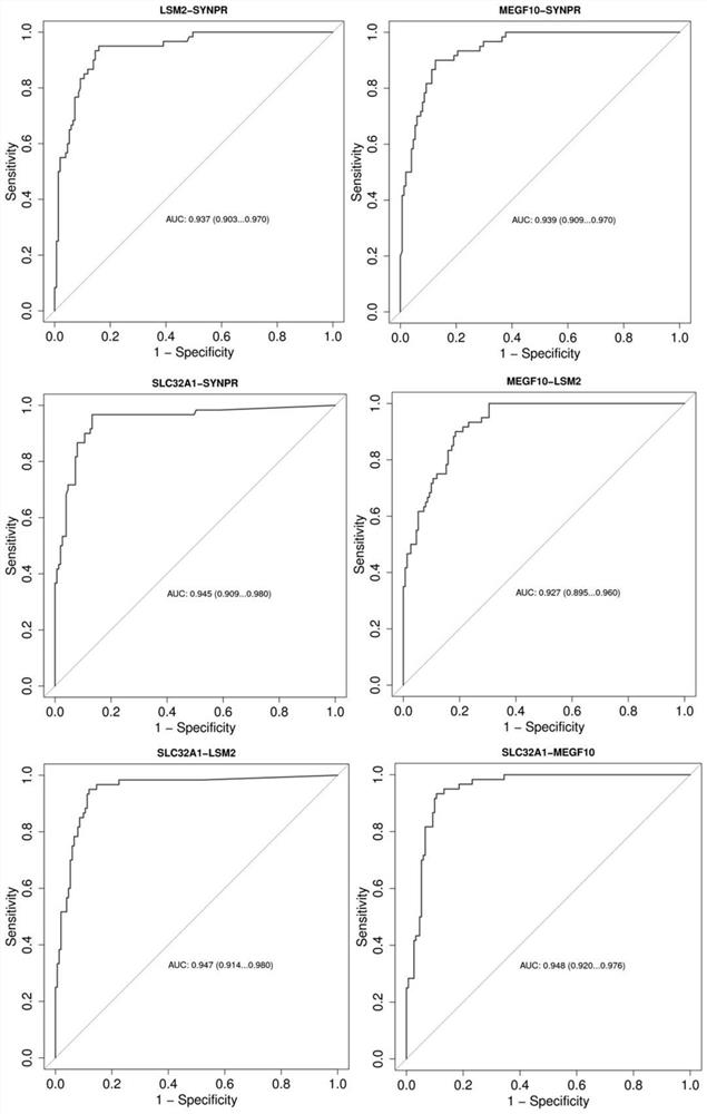 Marking composition for detecting colorectal adenoma and early diagnosis reagent thereof