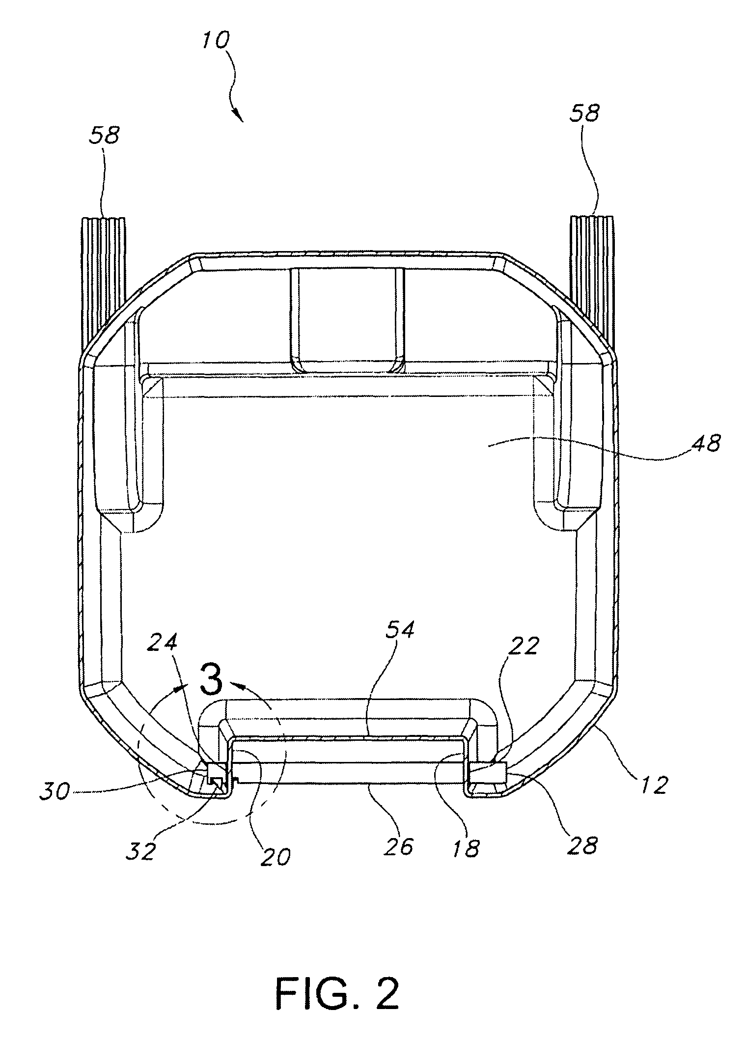 Grab bar for a waste container