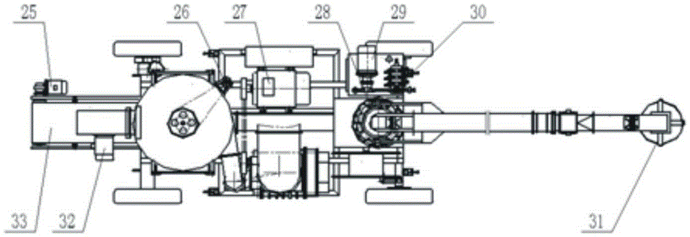 Wheeled multifunctional integrated cement casting pump truck