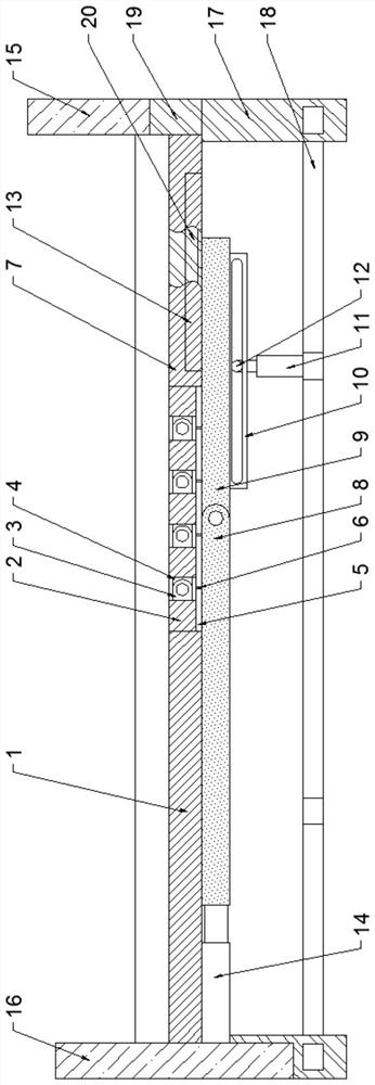 Nursing bed based on segmented bending structure