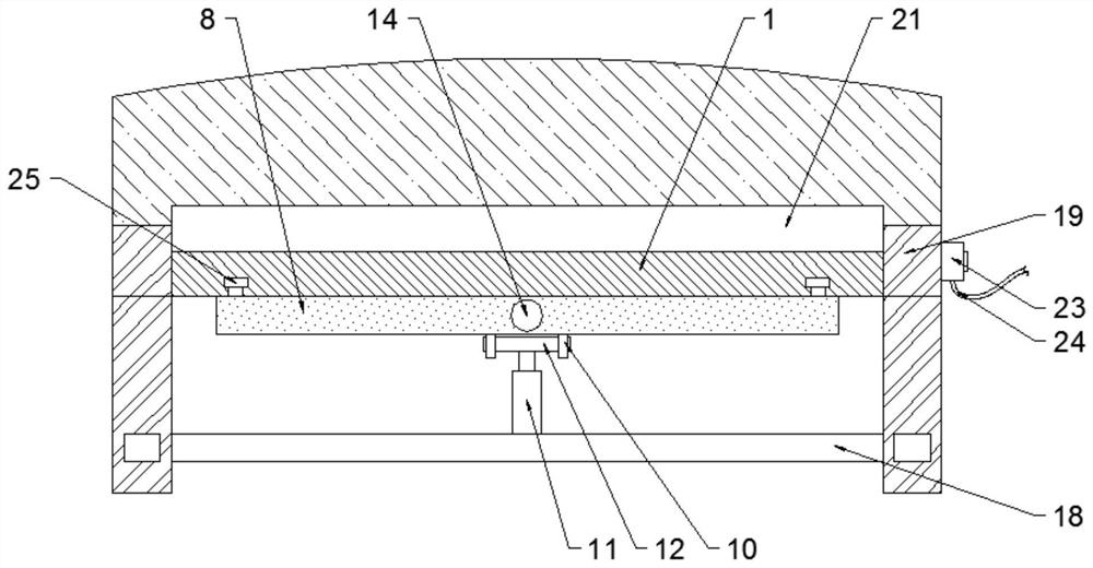 Nursing bed based on segmented bending structure