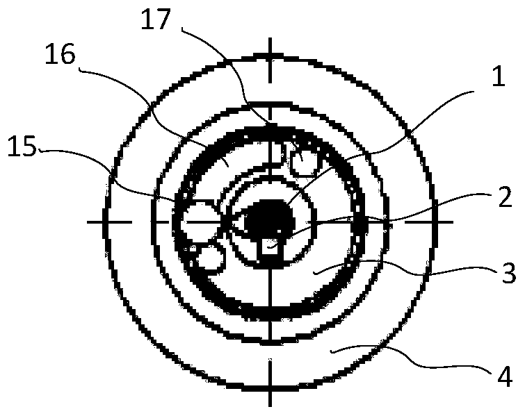 Split type sternal puncture needle handle assembly and split type sternal puncture needle