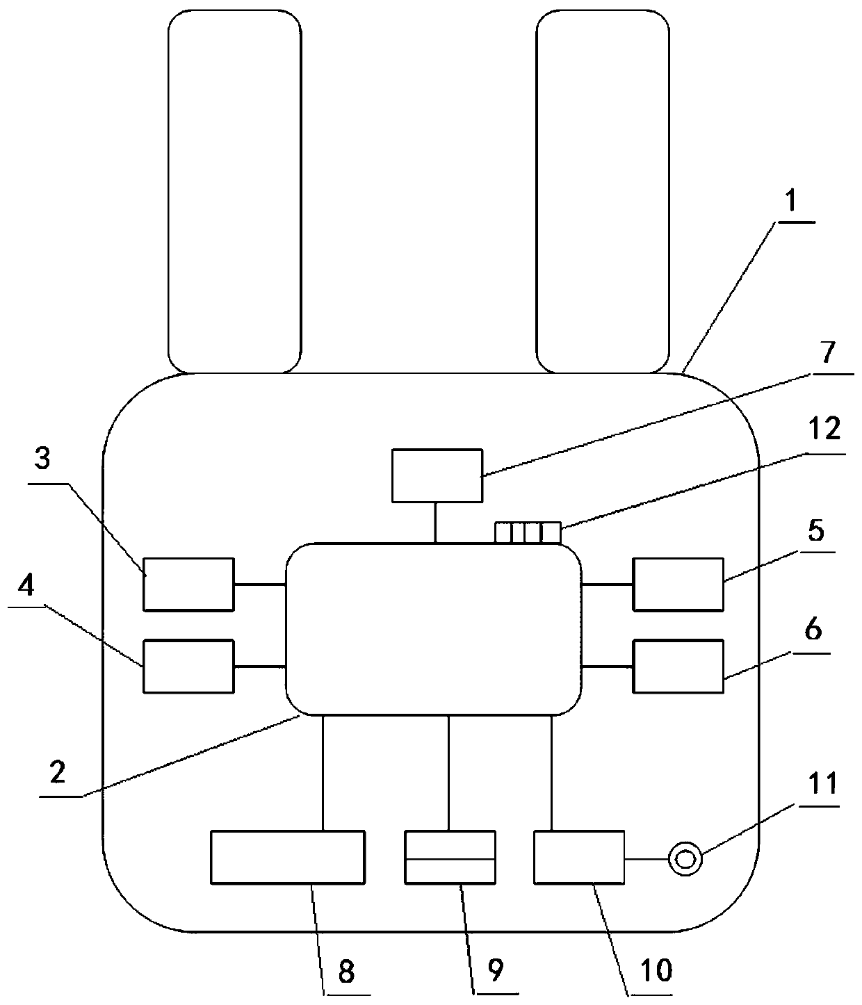 Weight reducing sling based on embedded human vital sign monitoring sensing system