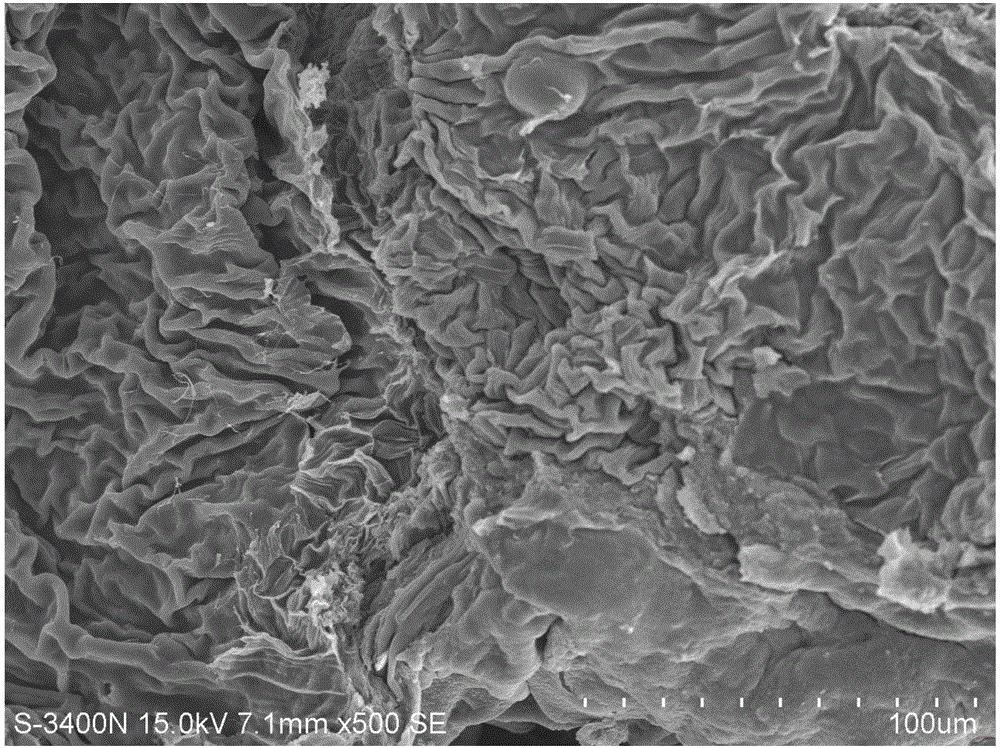 High-specific-area O-doped surface-modified silkworm-excrement-based microporous carbon material as well as preparation method and application thereof