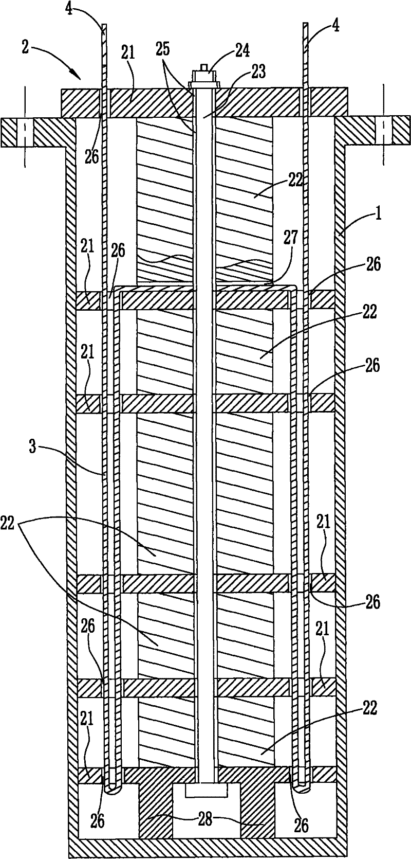 Heating device for electrochemstry cleaning salt bath furnace