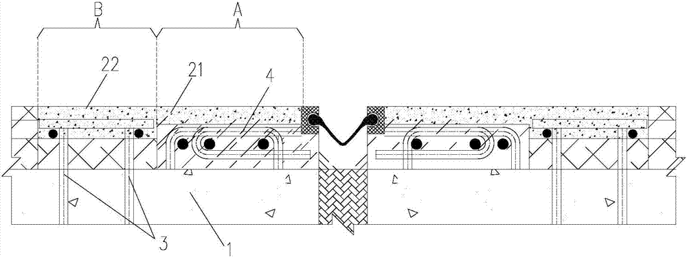 Bridge expansion joint structure