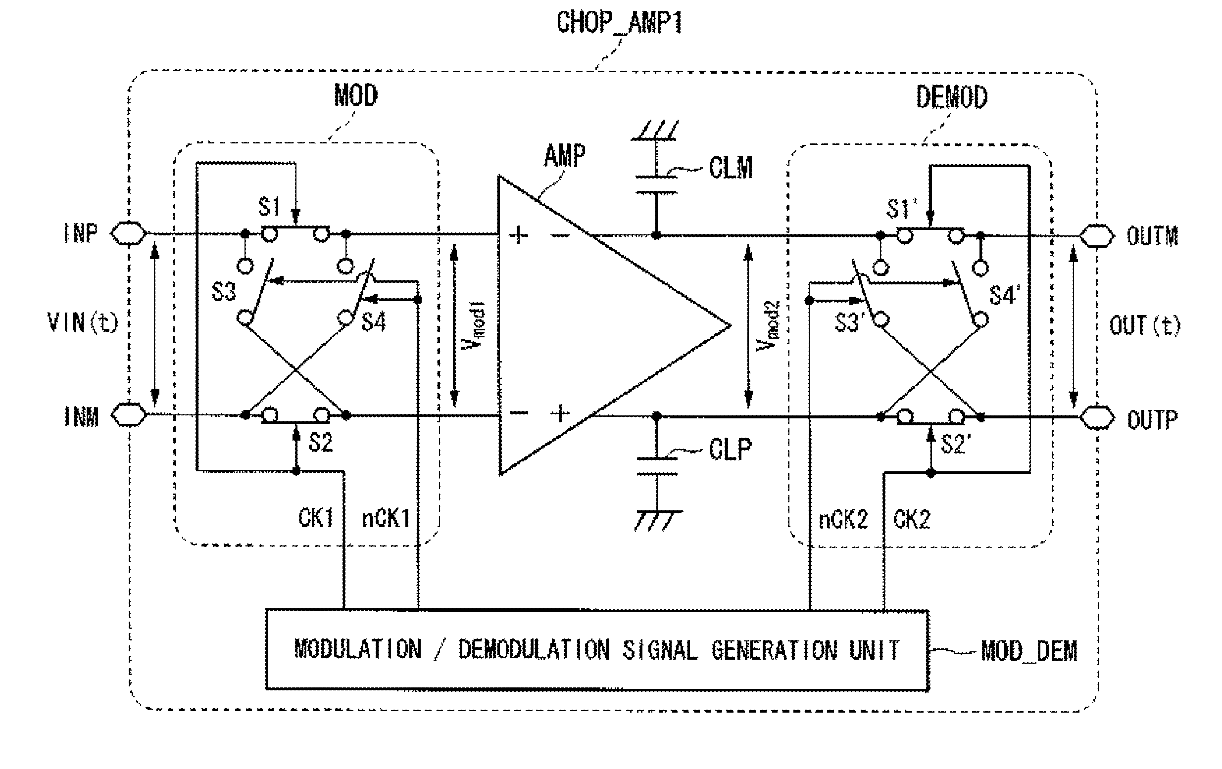 Chopper stabilized amplifier