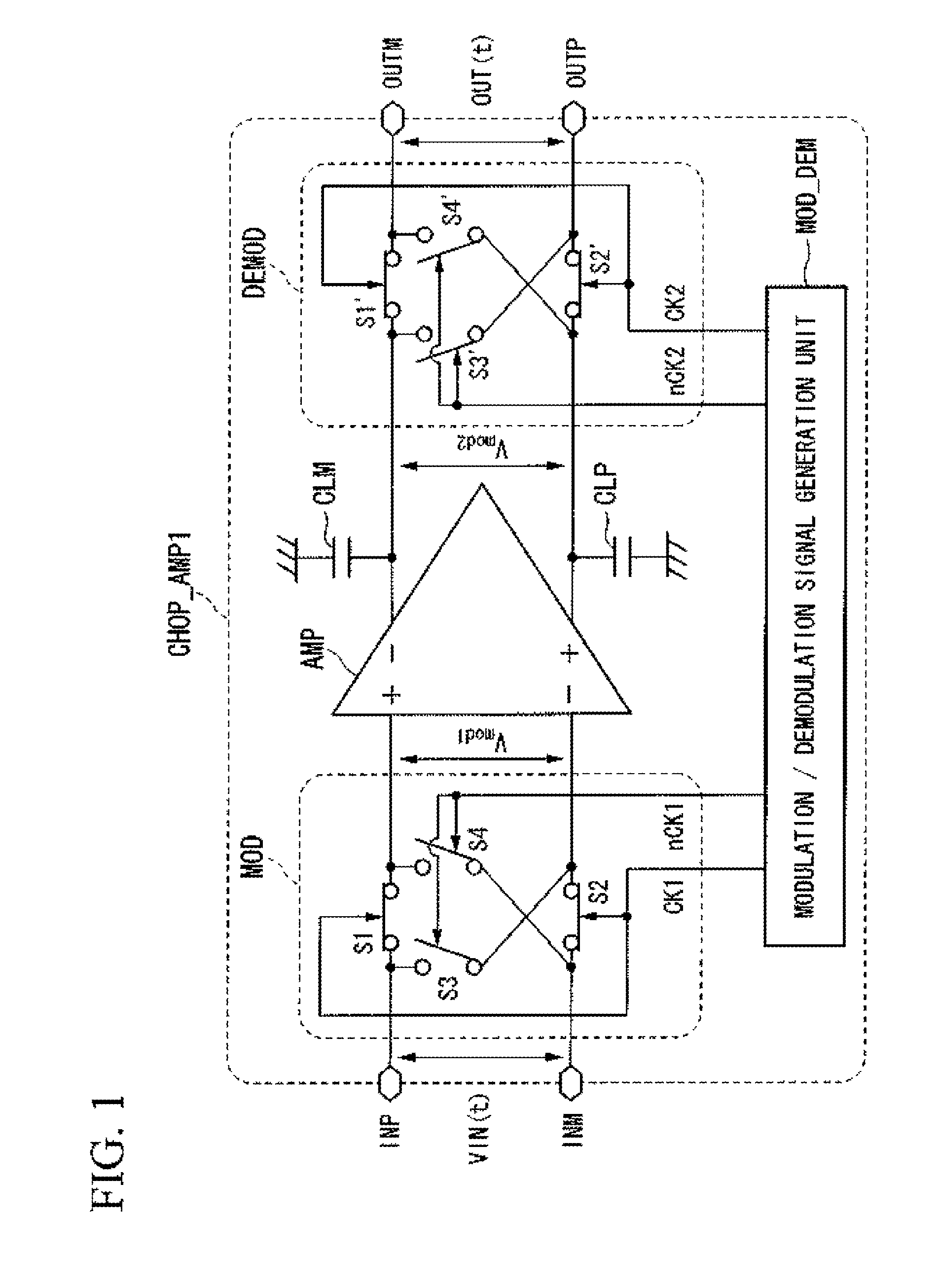 Chopper stabilized amplifier