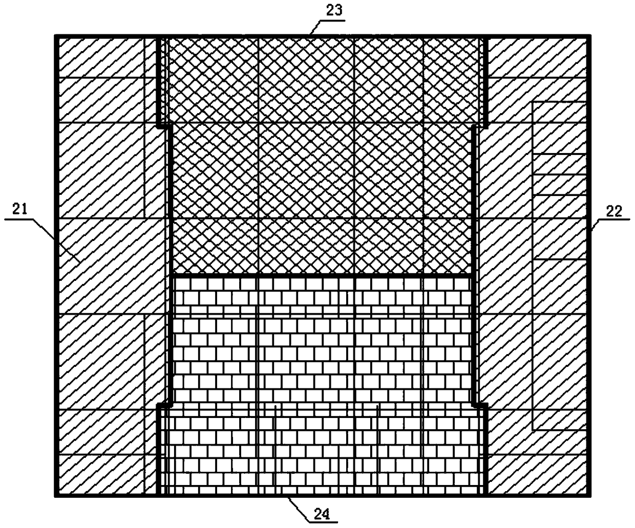 Application of a kind of modular shipbuilding in the construction of semi-submersible platform