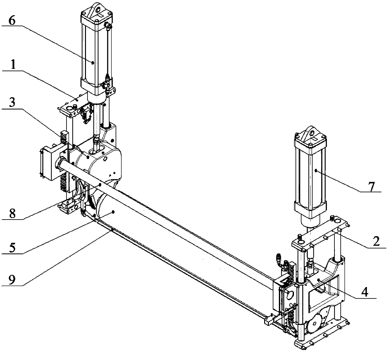 Direct pressing type embossing device