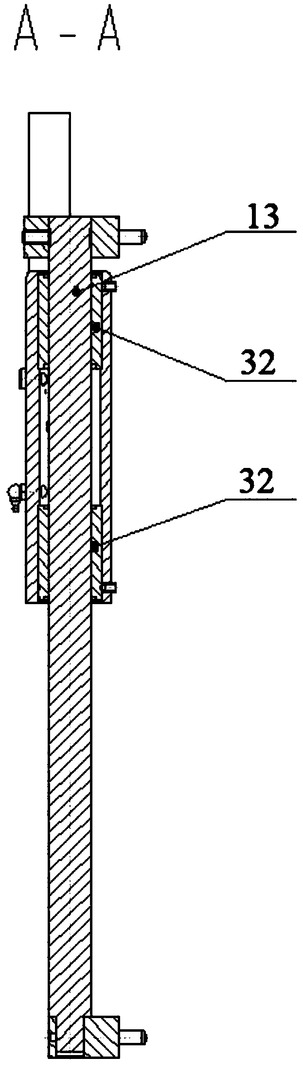 Direct pressing type embossing device