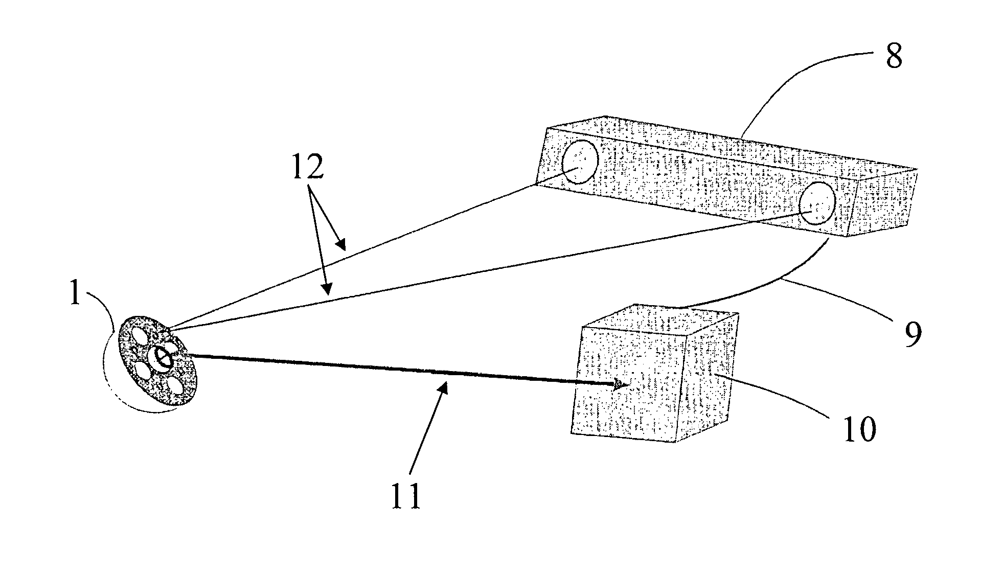 Medical laser target marker and its use