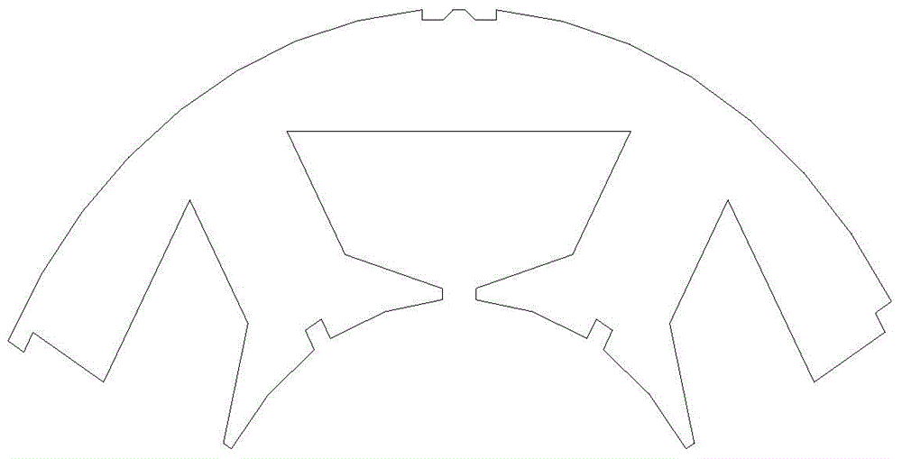 Split stator of permanent magnet motor and manufacturing method of split stator