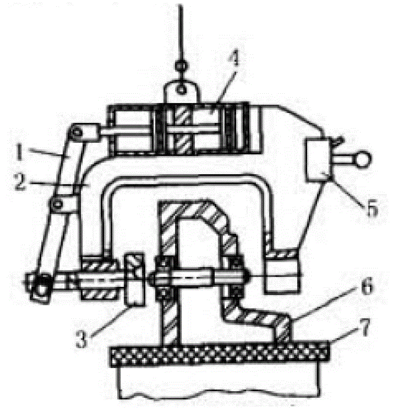 Mobile type pneumatic pressing device