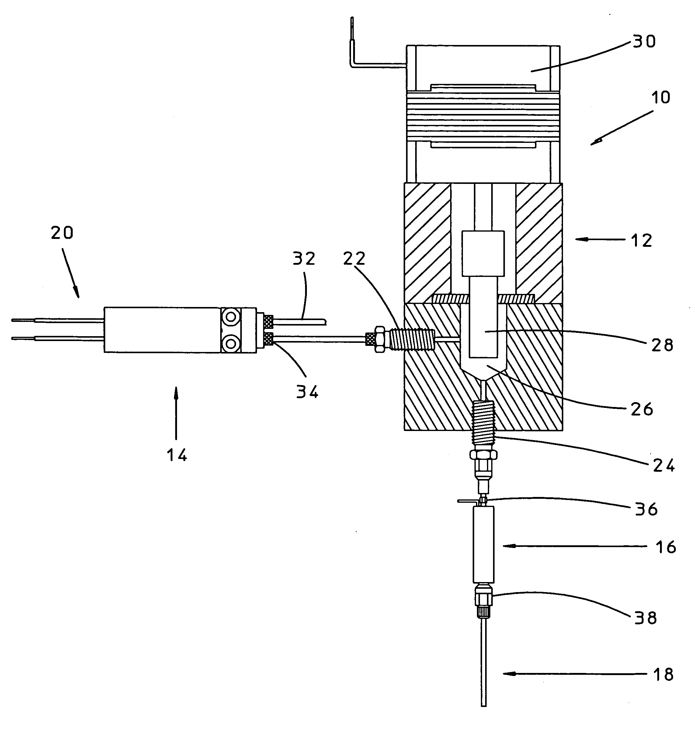 Method and apparatus for dispensing small volumes of fluid