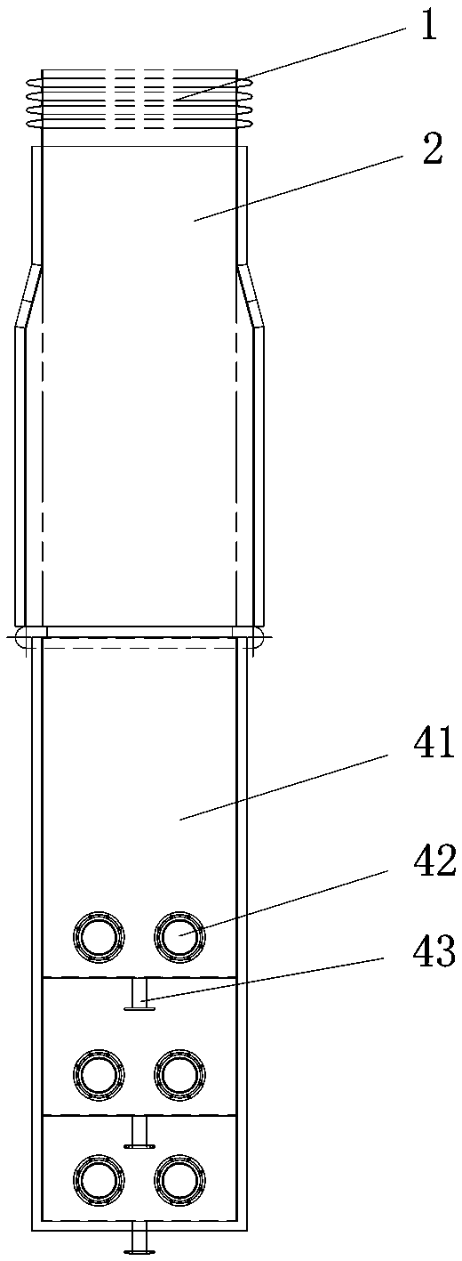 Fluidization feeding device for fluidized bed boiler