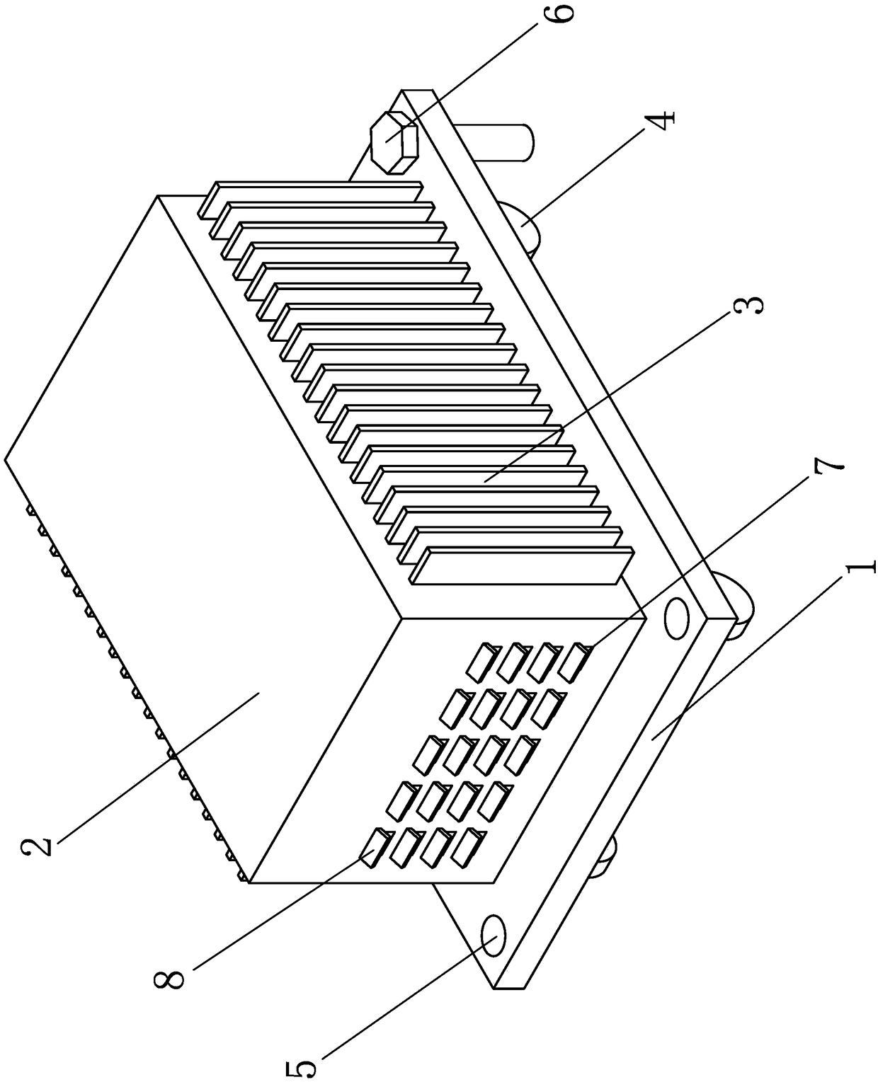 Movably mounted efficient damping type transformer