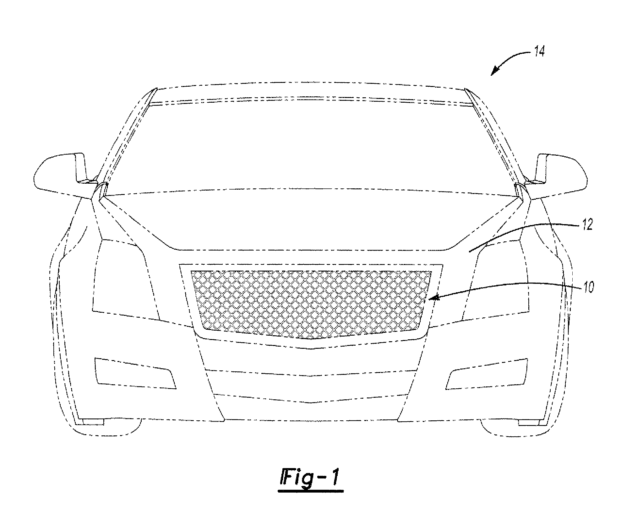 Vehicle grill with moveable louvers