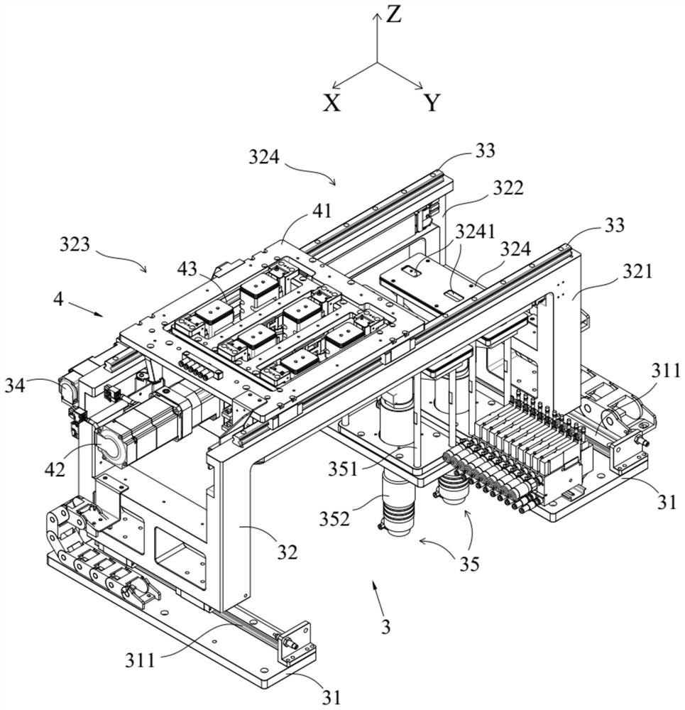 An assembly and glue-applied integrated assembly line