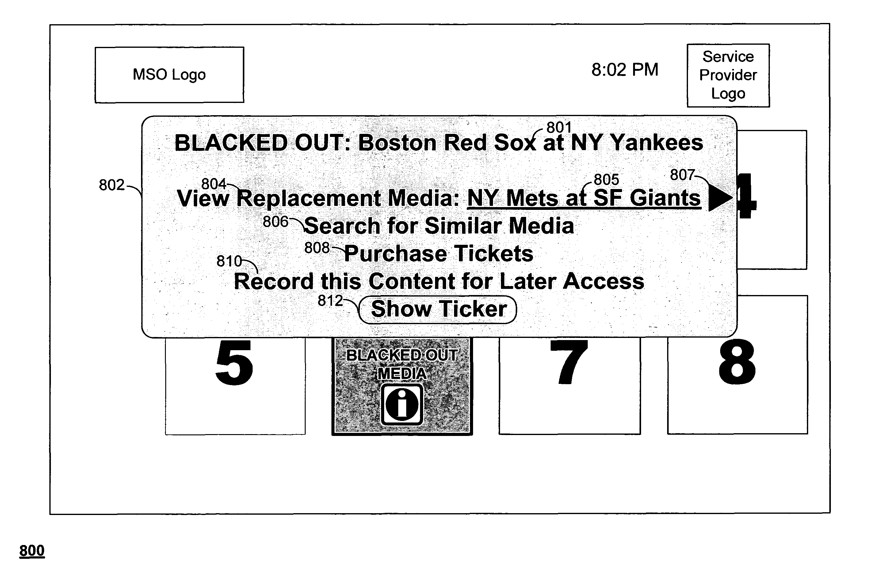 Systems and methods for providing blackout recording and summary information