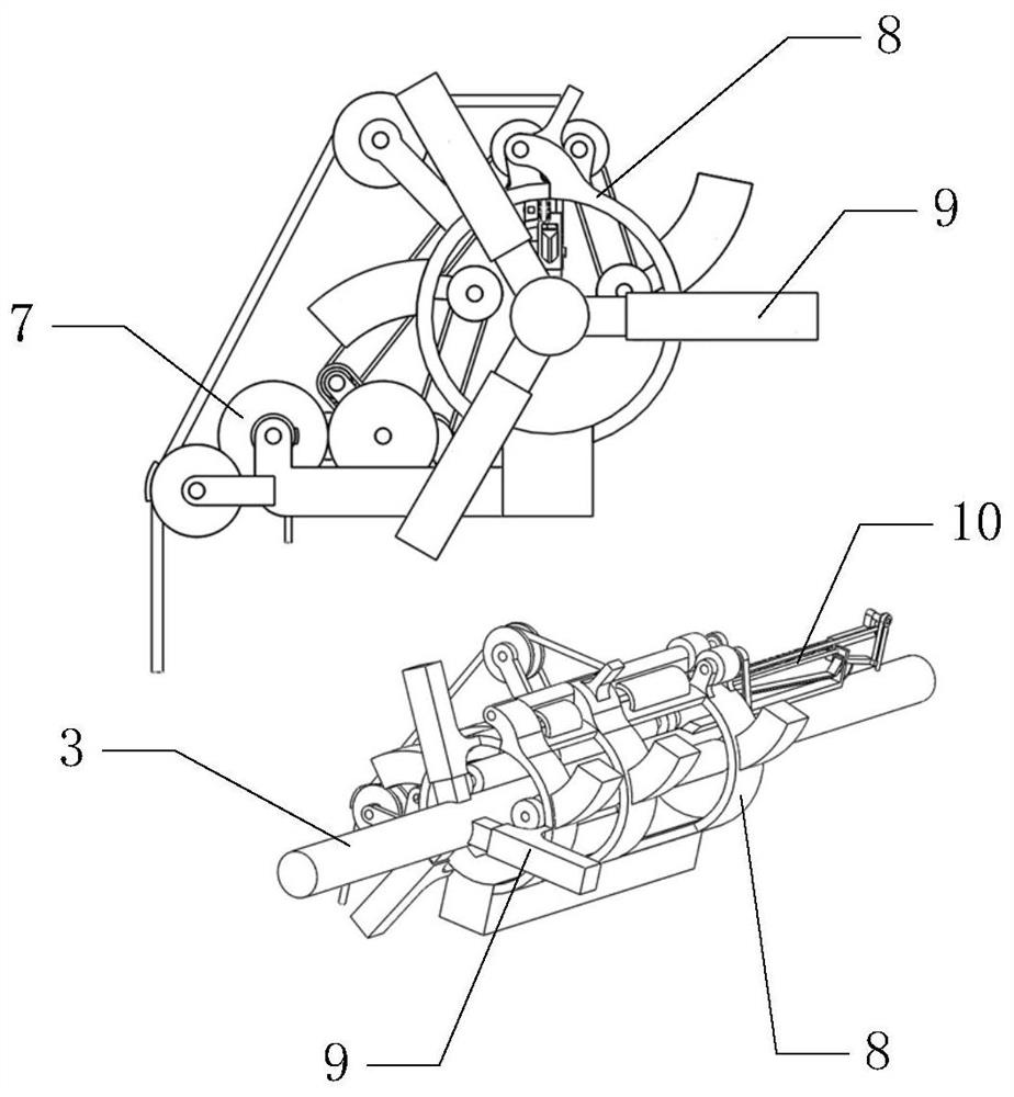 Device for removing foreign matters hung on wire