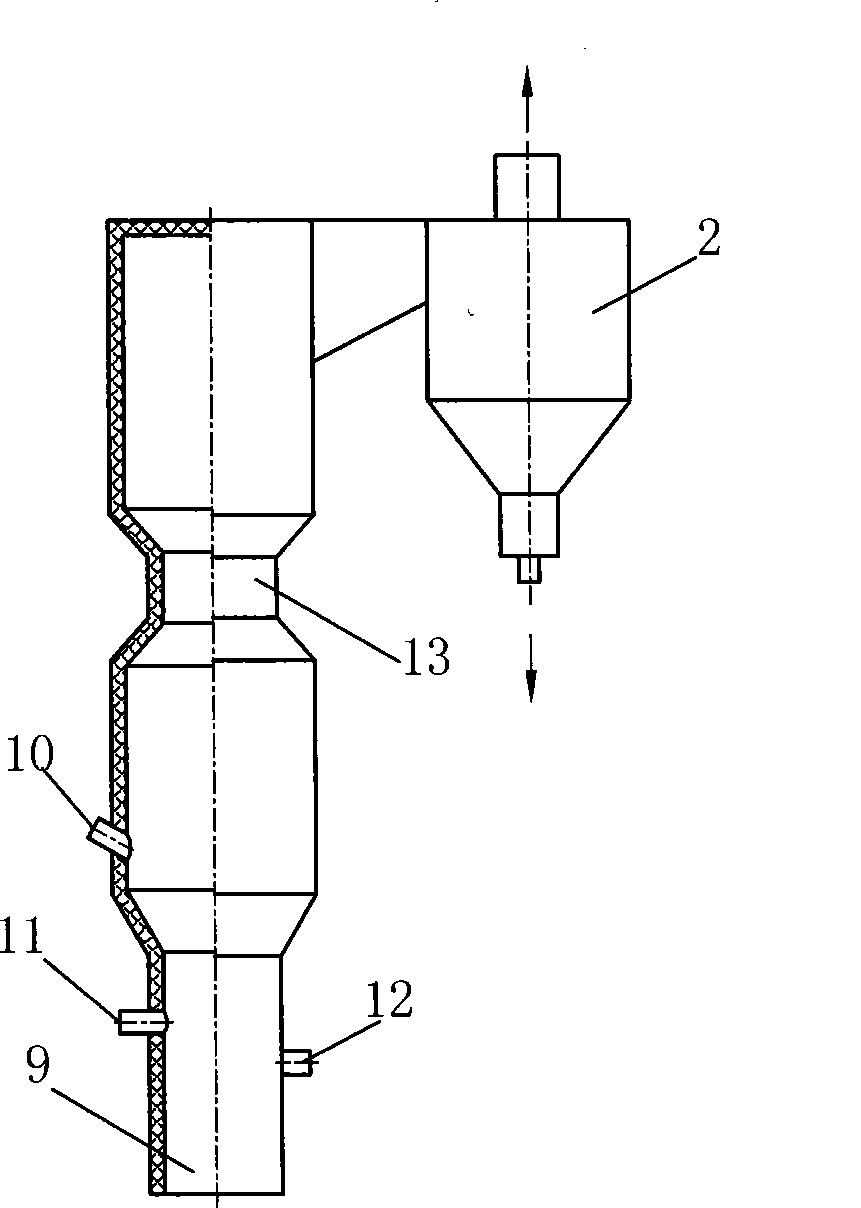 Suspending magnetization roasting furnace