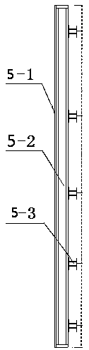 Coastal environment high pier hydraulic self-creeping formwork construction method