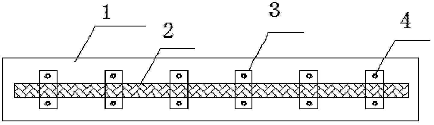 Reinforcement method for fiber reinforced composite plastic and concrete