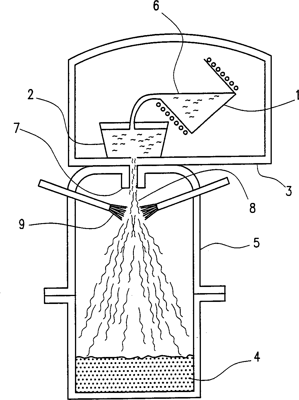 Magnetic alloy powder for permanent magnet and mfg. method thereof