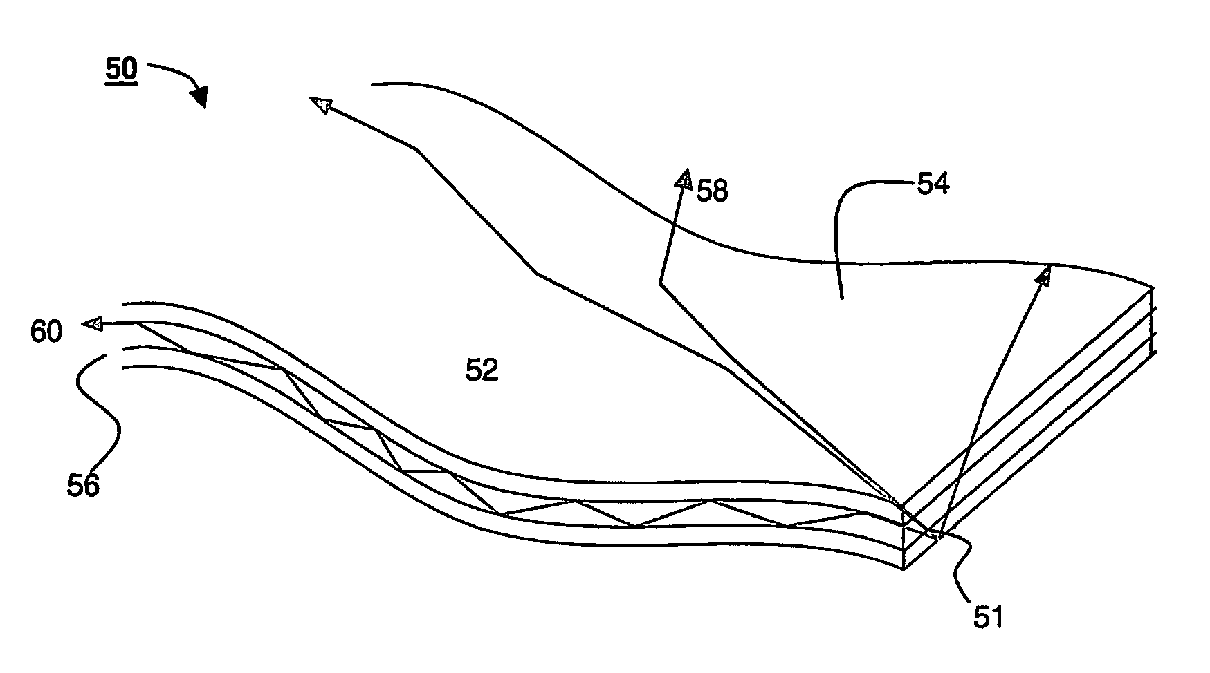 Flexible optical device