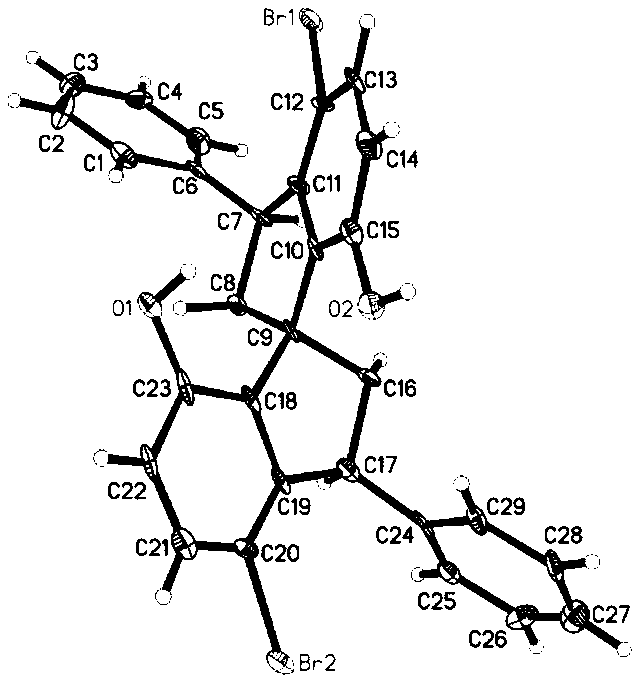 Asymmetric synthesis method for 3,3'-diaryl substituted chiral spiro bisphenol compound