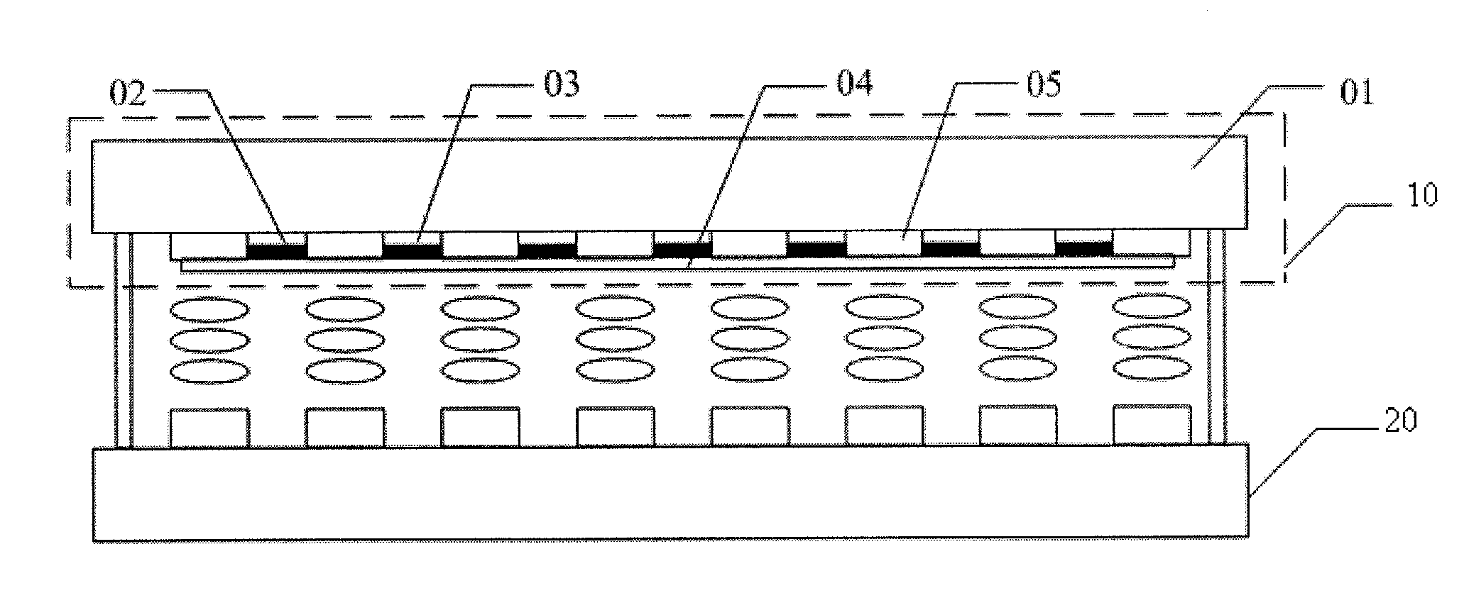 Capacitive in-cell touch screen panel and display device