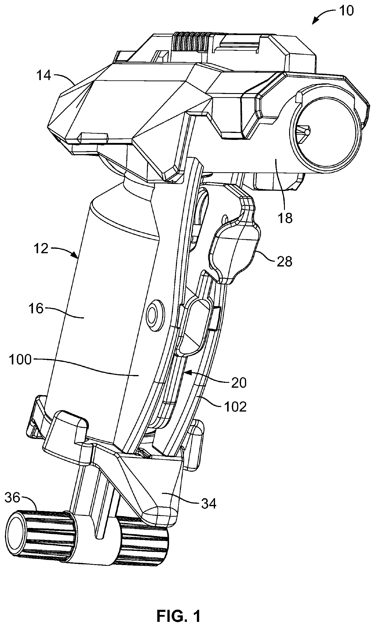 Toy launcher apparatus with few parts and quick and easy assembly