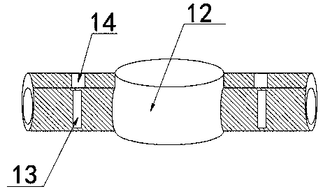 Three-way ceramic valve