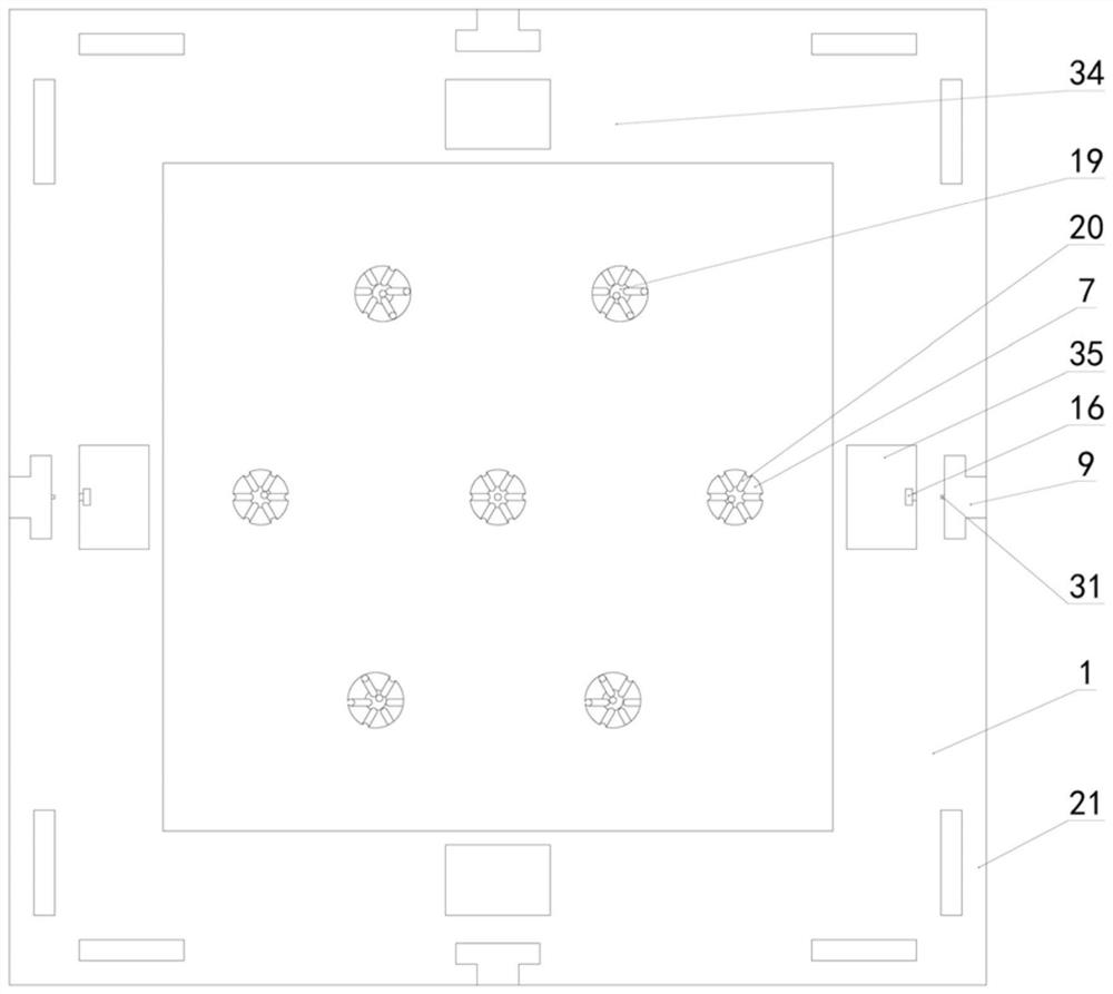 Land supporting structure for green building