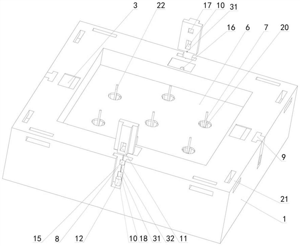 Land supporting structure for green building